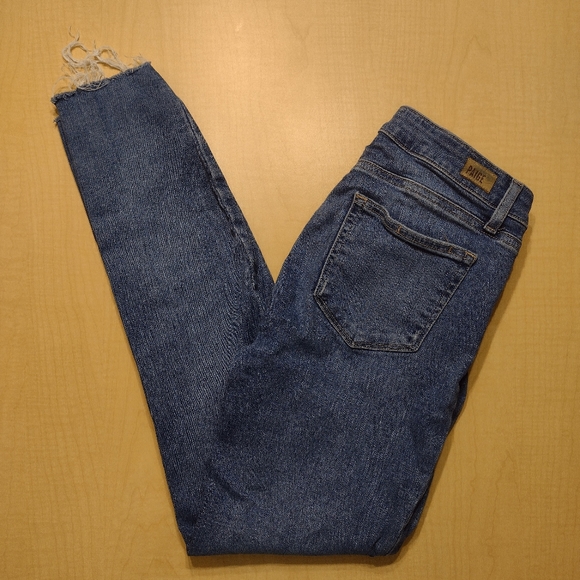 Paige Verdugo Ankle Distressed Jeans Size 28 - Picture 8 of 11
